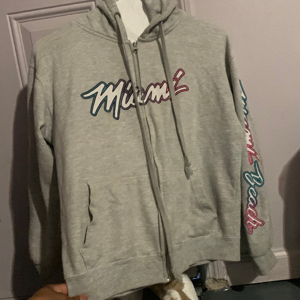 Miami Beach zip up jacket